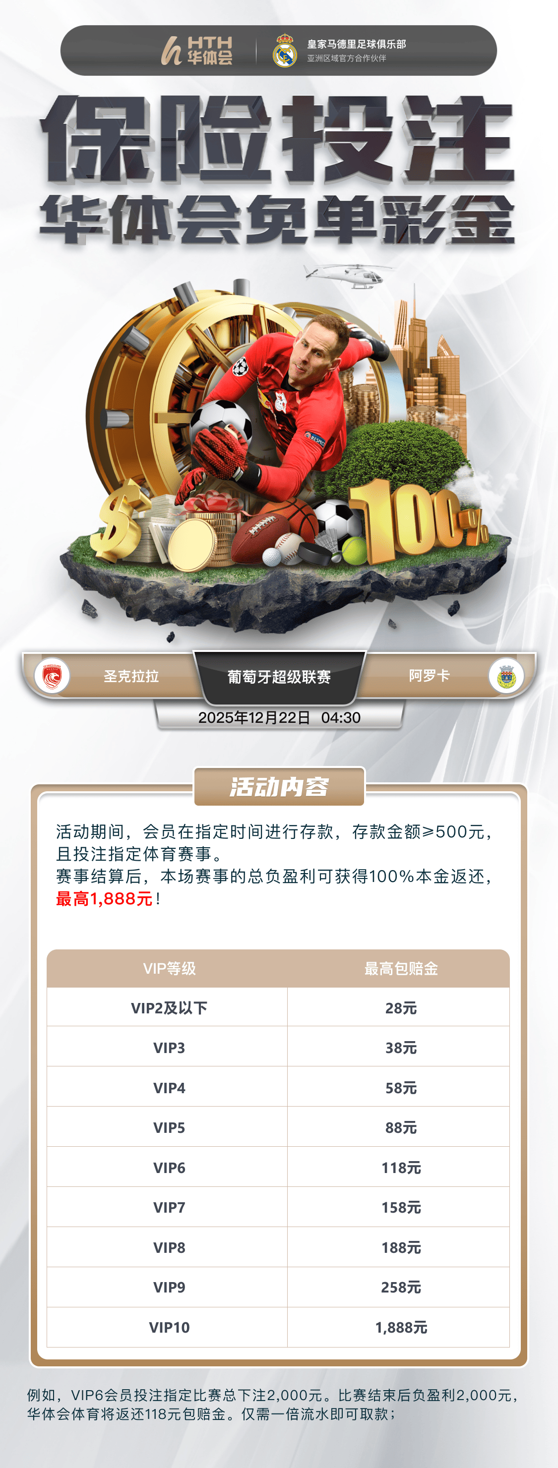 华体会优惠活动 - 首存送100% | 洗码日结无上限 APP界面展示